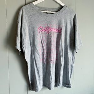 California Graphic Tee Gray Size XL